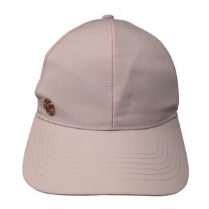 Gaiam Strapback Hat Pink One Size Adjustable Laser Cut Solid 6 Panel